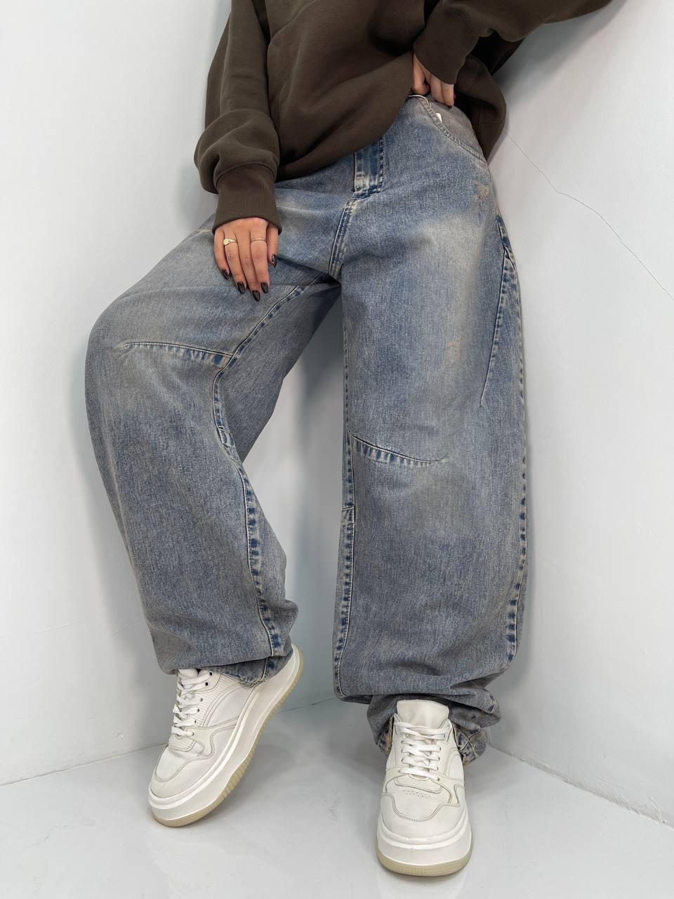 شلوار جین بالنی کارپنتری